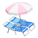Load image into Gallery viewer, Beach Chairs with Parasol
