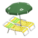 Load image into Gallery viewer, Beach Chairs with Parasol
