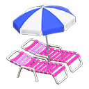 Load image into Gallery viewer, Beach Chairs with Parasol
