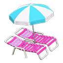 Load image into Gallery viewer, Beach Chairs with Parasol
