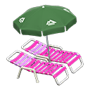 Load image into Gallery viewer, Beach Chairs with Parasol
