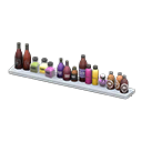 Load image into Gallery viewer, Wall Shelf with Bottles
