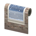 Falling-snow Wall